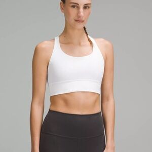 Lululemon Energy Longline Sports Bra B-D Cups (White)
